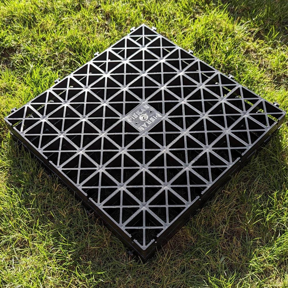 Unterseite der IBRAN-X Rasenparkgitter
